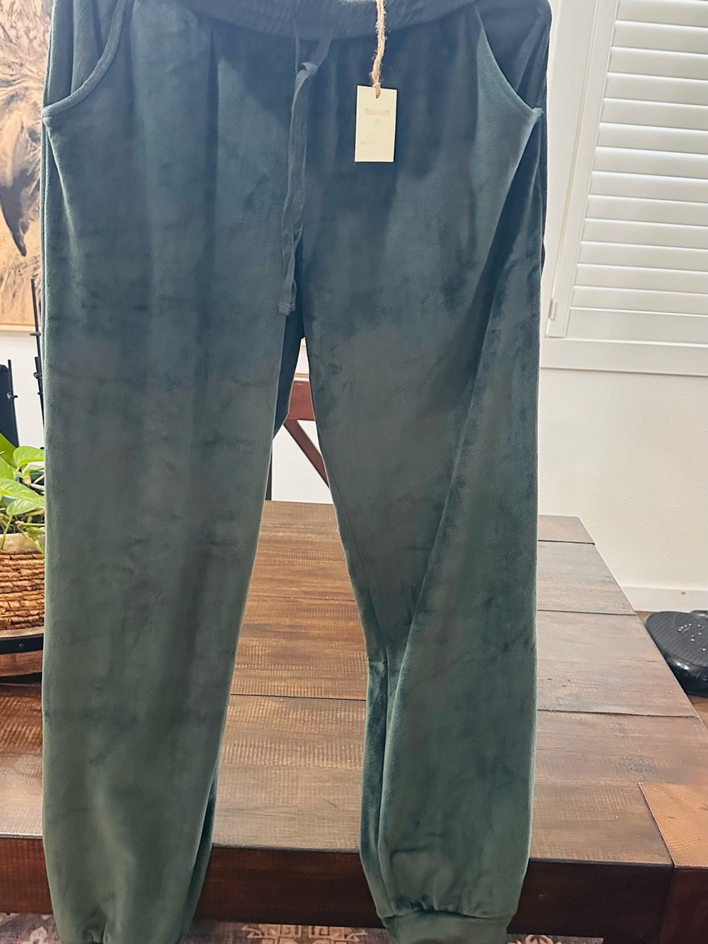 The Loft Velour Joggers. Med. New with tags
